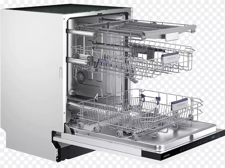 三星洗碗机厘米。60 dw60m6050bb/例如三星dw60m9550bb集成全尺寸洗碗机家用电器-整体机