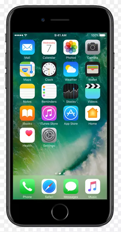 苹果iphone 7加128 gb喷气式黑屏