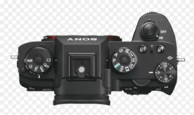索尼α9索尼α7 iii无镜可换镜头相机索尼α7r II-摄像头顶部视图
