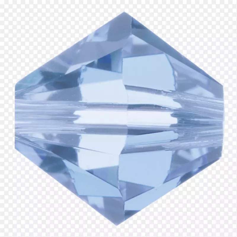 水晶蓝珠施华洛世奇型轻型水晶玻璃纽扣元件
