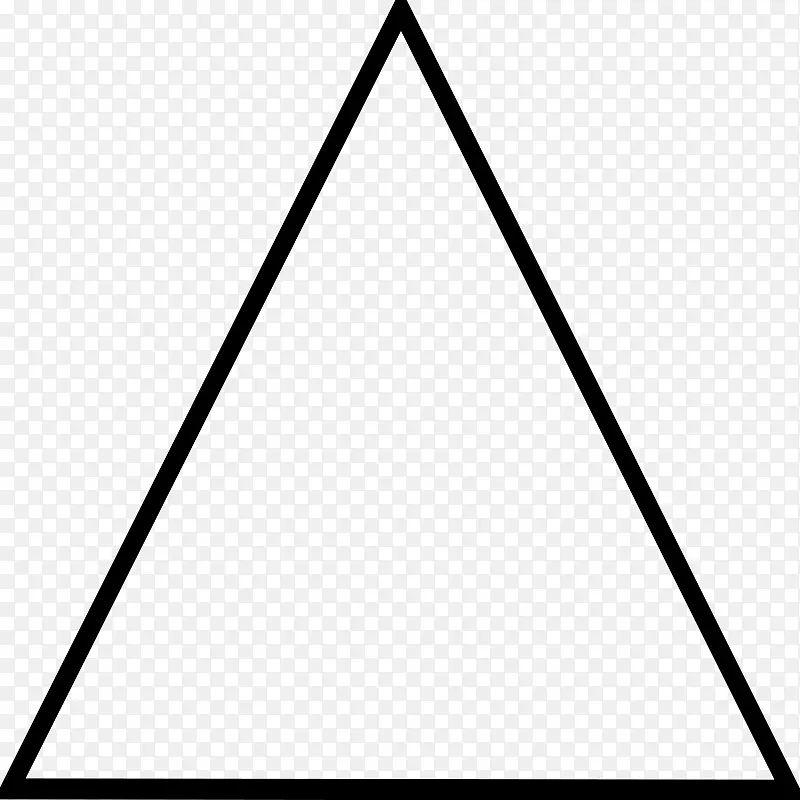 等腰三角形绘图夹艺术.三角形