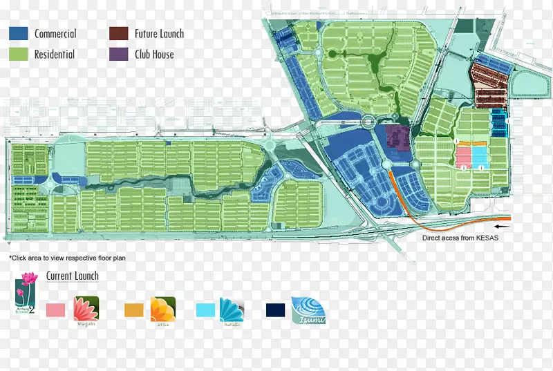 ParkGamuda Berhad el Jadida Gamuda土地规划-总图设计