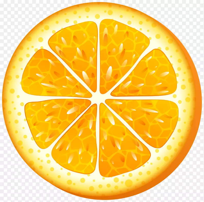 橙色剪贴画-桔子PNG
