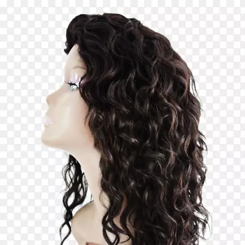 黑发回应网页设计发色棕色头发-假发