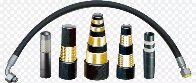 软管连接液压管道和管道配件.液压软管