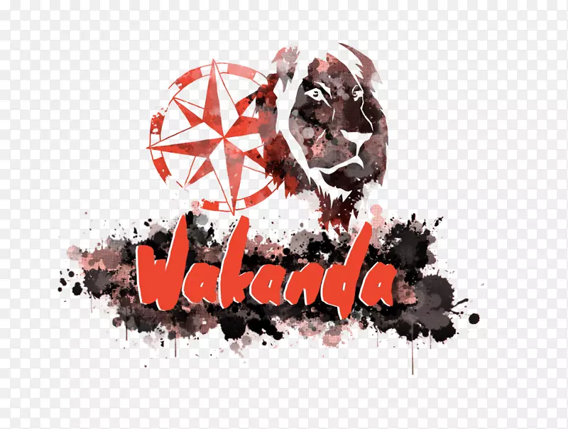 犬种标志Wakanda剪贴画-Wakanda项链