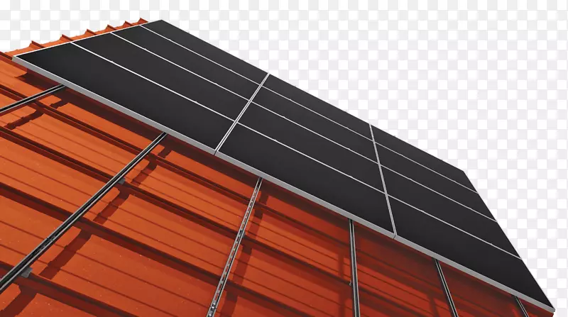 太阳能光伏安装系统屋顶光伏发电站太阳能电池板顶部