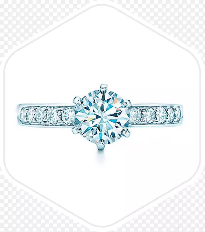 蒂芙尼公司订婚戒指钻石珠宝戒指