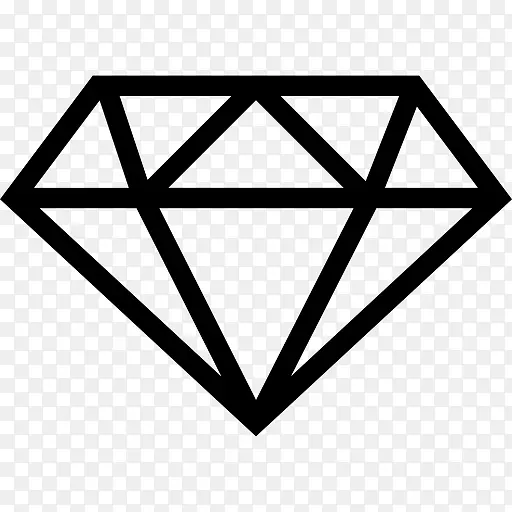 绘制钻石剪贴画-钻石