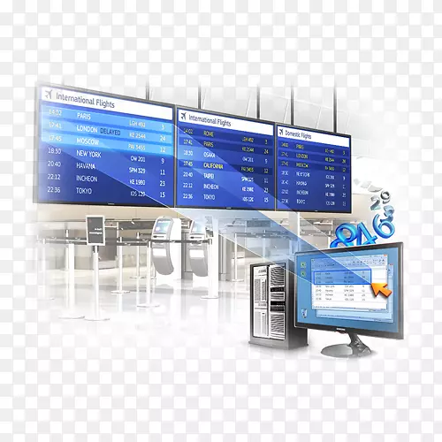 计算机监控数字标志系统计算机软件广告计算机