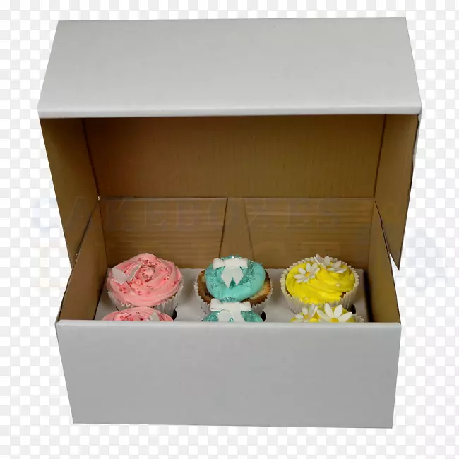 纸杯蛋糕窗盒纸盒盒