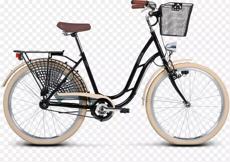 城市自行车克罗斯a自行车篮子自行车马鞍-自行车