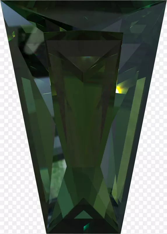 花瓶玻璃绿花瓶