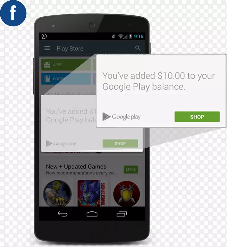 智能手机谷歌玩功能手机礼品卡Android-智能手机