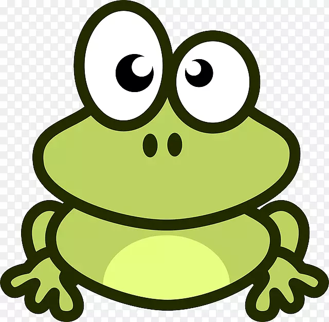青蛙卡通画夹艺术-青蛙