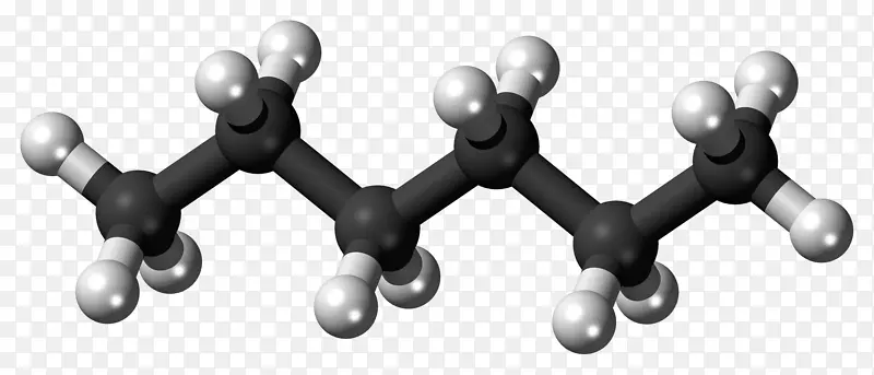 正己烷分子异构体jmol戊烷三维球