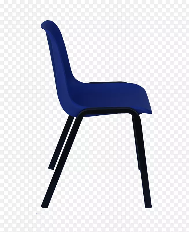 塑料钴蓝扶手椅