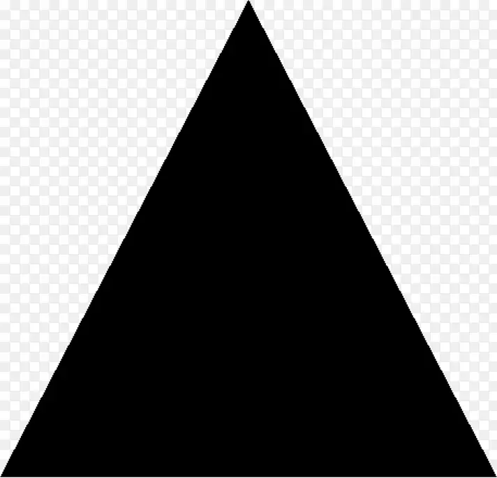 等边三角形黑色三角形等边多边形几何三角形