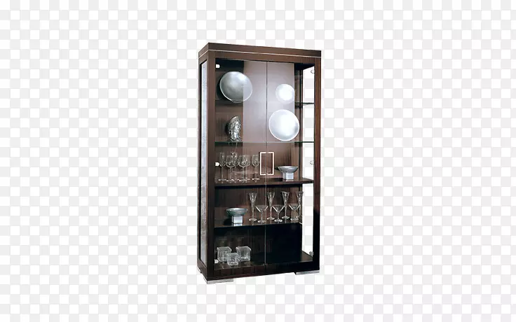 书架玻璃展示柜角储物柜