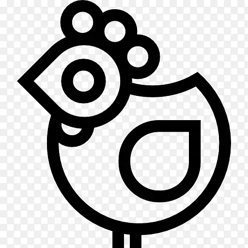 鸡作为食物电脑图标母鸡剪贴画-鸡
