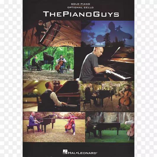 钢琴家歌曲集：带有可选大提琴的独奏钢琴，有千年-7年的钢琴片。