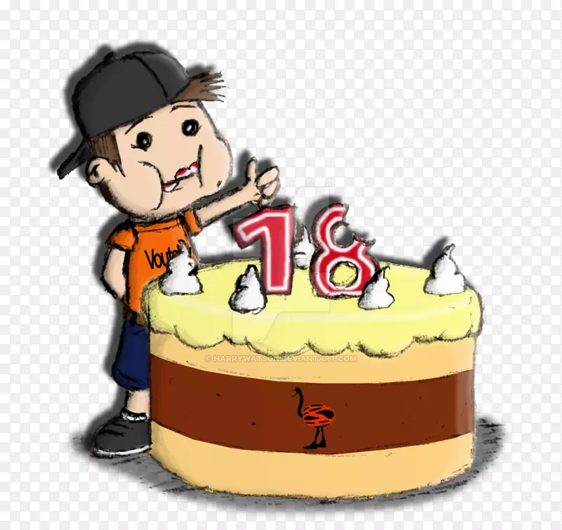 蛋糕装饰生日蛋糕卡通-生日