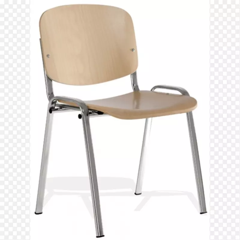 台面悬臂椅聚丙烯堆垛椅乌木人造革(D 8507)-台面