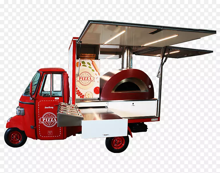 皮亚吉奥猿类街头食品比萨饼机动车辆-比萨饼