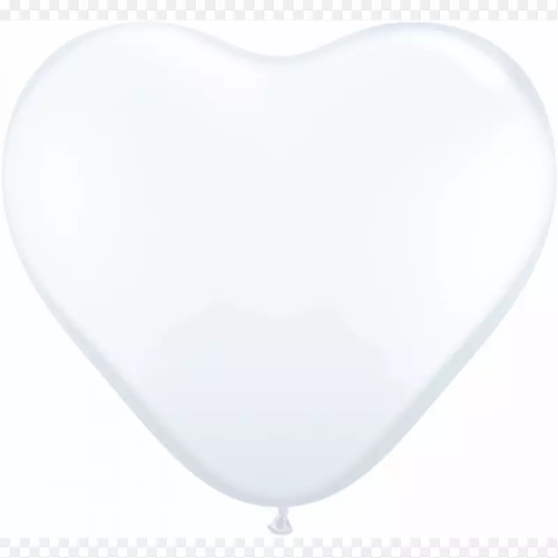 玩具气球白色心脏婚礼气球