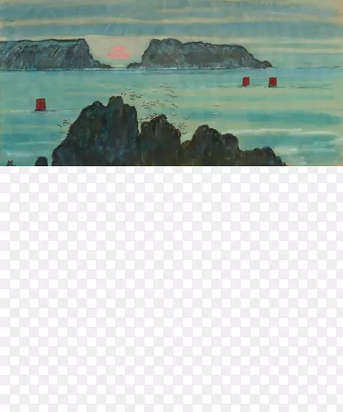古托瓦画廊山水画让-弗朗西斯奥伯丁，1866年-1930年画家-绘画
