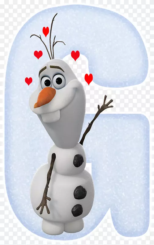 Olaf Elsa Anna冷冻印刷-Elsa