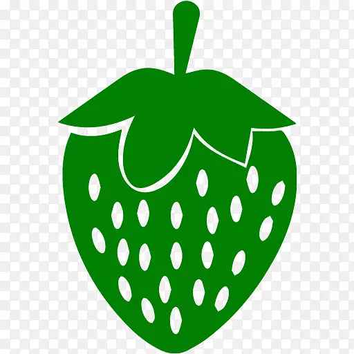 电脑图标草莓水果剪贴画-草莓