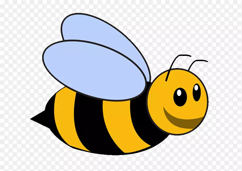 大黄蜂蜜蜂模板着色书-蜜蜂