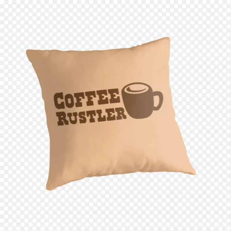 软垫咖啡抛枕头字体咖啡