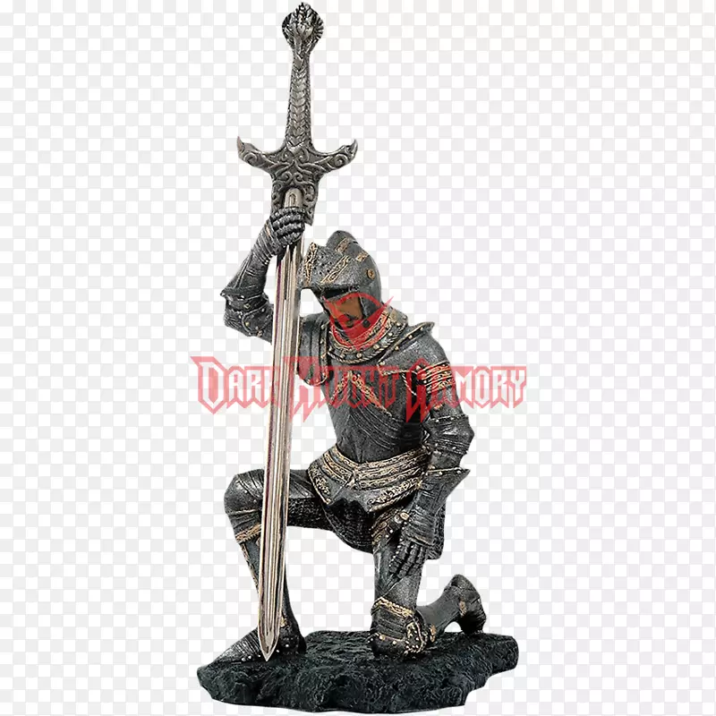 中世纪骑士十字军护甲骑士