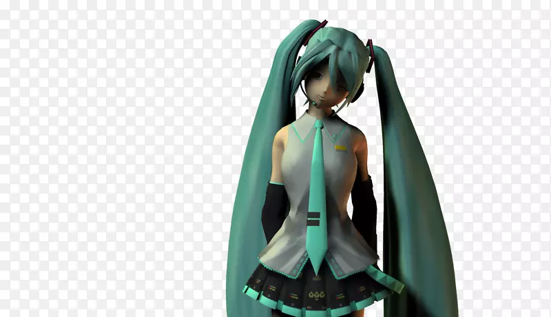 长发雕像02pd-Circolo del Partito Democratic ratico di Milano-Hatsune Miku 3d