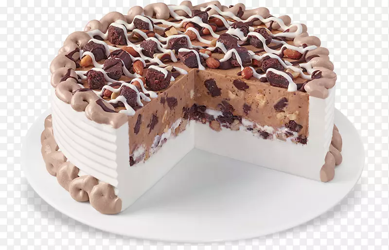 巧克力蛋糕岩石路巧克力布朗尼冰淇淋巧克力蛋糕