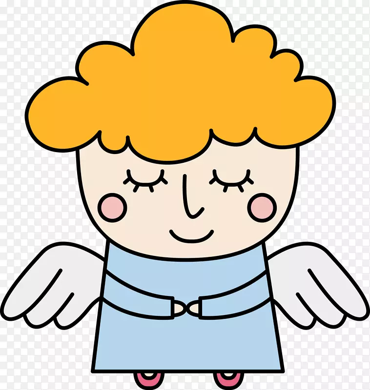 鼻子卡通脸颊剪贴画彩色水母