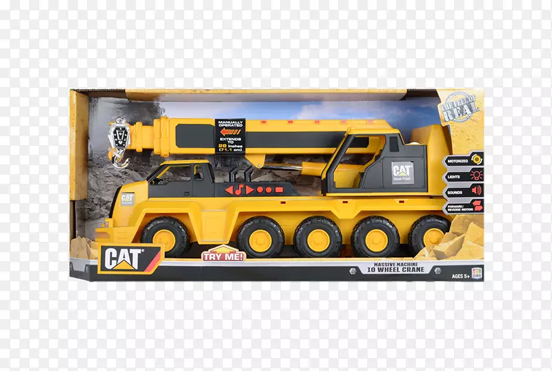 卡特彼勒公司起重机、机器、猫玩和玩具-猫