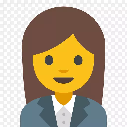 Emojipedia女性性别笑脸-表情符号