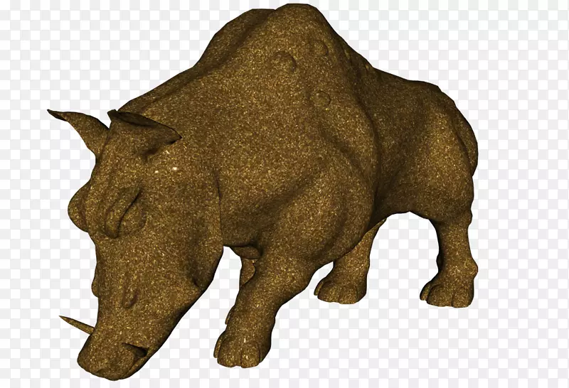 印度象犀牛野生动物角砂岩