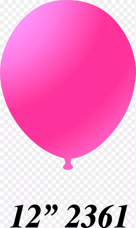气球粉红m字型