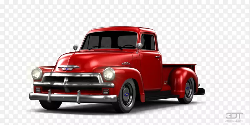 1955年雪佛兰预先设计汽车皮卡雪佛兰红卡车