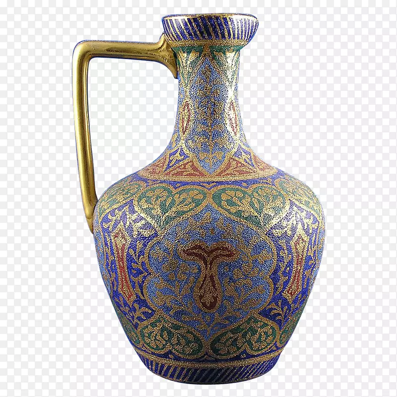 花瓶陶瓷陶器钴蓝瓶