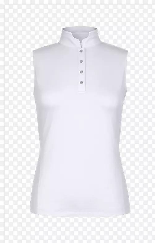 无袖衬衫网球马球领设计