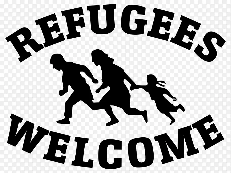 欧洲难民移民危机欢迎剪贴画-欢迎