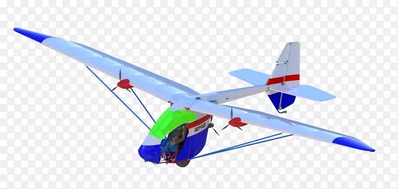 Emg-6型机动滑翔机通用航空飞机
