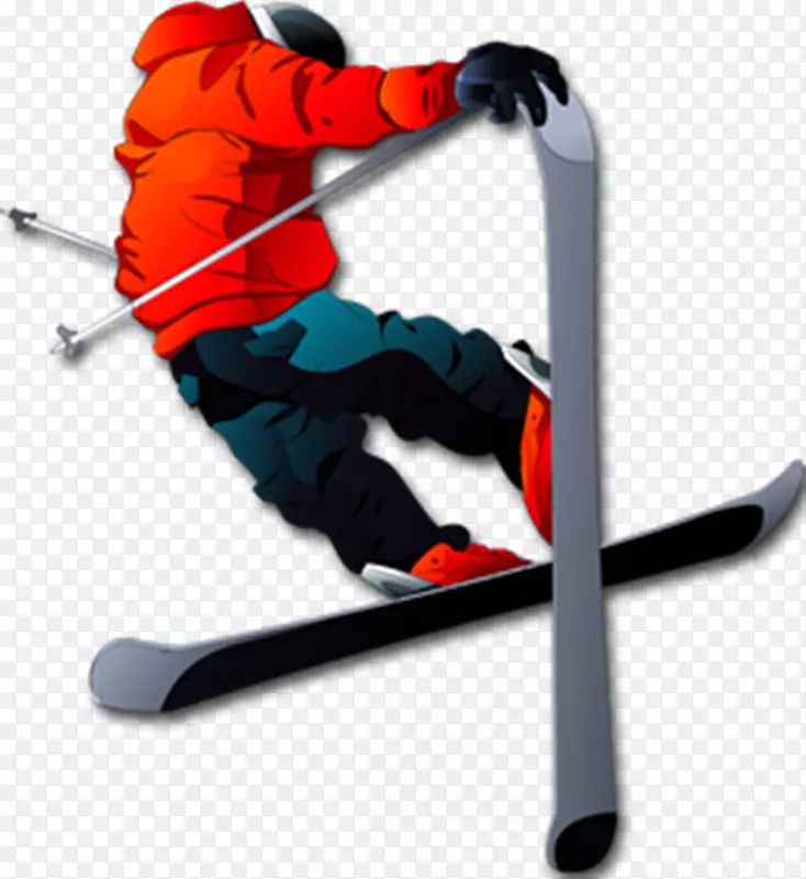 滑雪杆自由式滑雪跳台滑雪