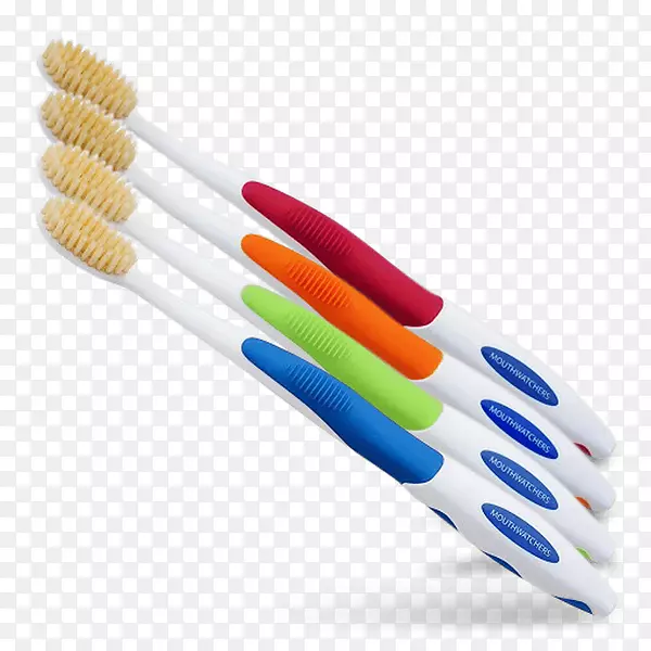 牙刷刷毛牙线塑料牙膏牙刷