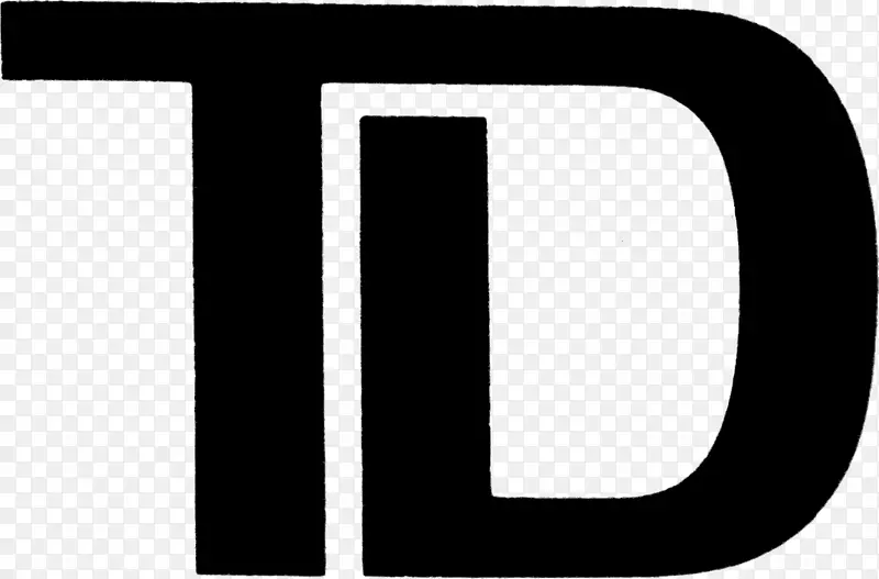 标识TD银行，n.a.白色品牌-多伦多标志